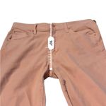 Mother The Insider Ankle Fray‎ Raw Hem Jeans in Chalk It Up Terracotta Sz 28 Orange Photo 12