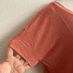 Zenana Outfitters 🆕Ash-Rose V-Neck Short Sleeve Side Slit Mid Dress S🆕 Photo 4