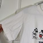 Uniqlo Disney The Mose That Started it All Graphic Shirt Size Med EUC #2828 White Photo 2