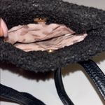 KEDZIE BLACK FAUX SHEARLING CROSSBODY PERFECT FOR CELLPHONES ADJUSTABLE STRAP Photo 8