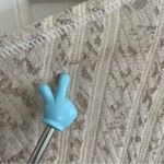 Free People  Metallic Knit Cream Cardigan Size XS/S light romance boho dreamy Photo 7