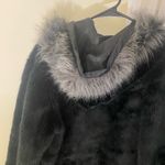 Womens N&E HYNH FZ Black Fur Coat Size 4XL Photo 5