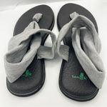 Sanuk  yoga sling 2 prints sandals women’s size 10 gray/black Photo 3