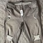 Torrid  Crop Boyfriend Straight Super Soft Mid-Rise Jean size 18 grey stretchy Photo 11