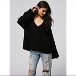 Free People • la brea vneck oversized ribbed sweater Photo 2