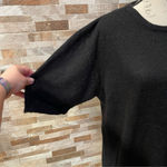 Worthington woman vintage silk and wool blend short sleeve sweater black Sz 20W Photo 3