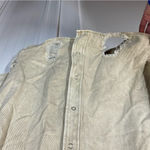 12th Tribe ‎ Tan Lightweight Denim Shirt Jacket western distressed Yellowstone Photo 2
