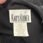 Vintage Kari's Korner‎ Black Maxi Dress Lace Short Sleeve Women Plus 30 Formal Size 30W Photo 9