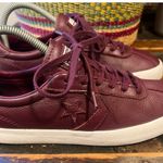 Converse  Breakpoint Ox Leather Sneaker Dark Sangria Burgundy Red Women 6 Men 5.5 Photo 1