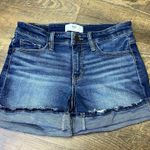 BKE Payton Stretch Cuffed Denim Jean Shorts Women’s 26 Distressed Photo 2