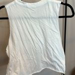 Brandy Melville  Good Vibes Palm Tree Graphic Cropped Muscle Shirt Photo 3