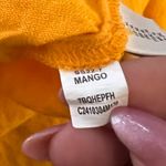 The Drop Linen Shirt Dress XL Mango Orange Button Up Photo 11