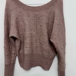 William Rast women's pinkish tan long sleeve pull on sweater. Size small Photo 1