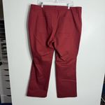 Market & Spruce NWOT Stitch Fix Market & Spruce Casual Chino Pant In Burgundy Size 20W Workwear Photo 1