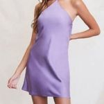 Forever 21 Purple Silk Halter Neck Slip Style Mini Dress Only Worn Once! Photo 4
