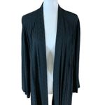 Savage X Fenty Black Textured Long Robe Duster Lounge Wear Relaxed Fit XL Photo 1