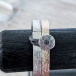 Bracelet Duo Muted Gold Tone & Muted Silver Tone Photo 2