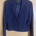 Adolfo  Women's Navy Blazer Size 12 Photo 0