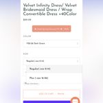 Dark green infinity velvet dress Size M Photo 3