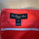 J.Crew  Jacquard Twill Cherry Red The Pencil Skirt, 2 Photo 4