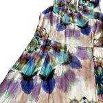 Desigual Watercolor Mandala Sleeveless Dress High Waist Floral Size 44 Large Photo 6