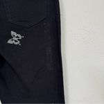 PacSun  Black Silver Butterfly Studded Ultra High Rise Slim Jeans Womens 27 Mom Photo 11