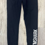 Gymshark  Black Leggings Workout Athleisure Logo Women's Size S Photo 0