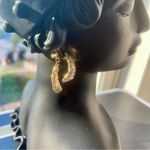 New! Simple Classic Style Solid Color Inlay Copper Rhinestones Gold Ear Studs Photo 2