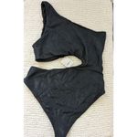 Beach Riot  Celine FP Women's One Piece Swimsuit Black One Shoulder Cutout XL Photo 4