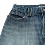 Old Navy Vintage 2000s Ultra Low Rise Denim Micro Mini Skirt Y2K Grunge Size 6 Photo 3