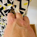 Diane Von Furstenberg DVF  100% Silk Abstract Geometric Print Dress Size 6 Photo 6