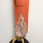 Free People Orange Ribbed Sleeveless Open Back Morning Rise Jumpsuit *FLAWS Size M Photo 4