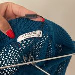 Teal Knit Mini Bikini Cover Up Skirt Size XL Blue Photo 7