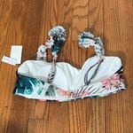 Raisin's  Haute Bloom Tulum Bra Swim Top White‎ Ruffle size M NWT Photo 2