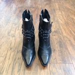 Harley Davidson Harley-Davidson • Bette 3 strap boots heel ankle buckle pointed toe western moto Photo 1