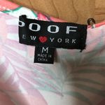 Poof! POOF MEDIUM SPAGHETTI STRAP TANK WITH LEAF Print Photo 13