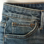 Sam Edelman Mary Jane Embroidered High Rise Straight Crop Jean Harlin Photo 3