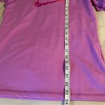 Nike  Women's Size M Dri-Fit UPF 40+ Pink Swoosh Swim Short Sleeve Shirt Gorpcore Photo 9