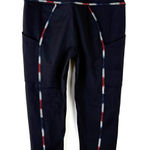 Free People movement high rise legging red blue white stitching Photo 0