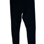 PINK - Victoria's Secret Victoria's Secret Pink Womens M Logo Ankle Legging Black Yoga Loungewear Stretch Photo 1