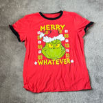 Dr. Seuss The Grinch Merry Whatever Christmas Top SIZE M Photo 0