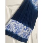 Surf Gypsy  Womens Medium Faux Wrap Top Blue Snakeskin Photo 2