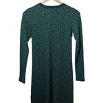 American Eagle Floral Waffle Knit Thermal Bodycon Sweater Dress in Green Size XS Photo 5