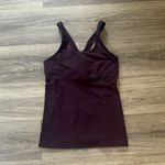 Lululemon Athletica Dark Purple Cross back Tank Top Photo 2