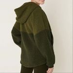 PINK - Victoria's Secret Pink by Victorias Secret Half Zip Varsity Half Zip Hoodie Jacket Green Medium Photo 5