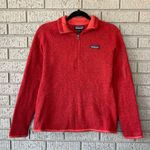 Patagonia Women’s Better Sweater 1/4 Zip Fleece Pullover Jacket Red Size Small Photo 1