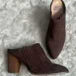 Hippie Laundry Women's Brown Maxie Western Chunky Heel Slip On Mules Size 9 M Photo 0