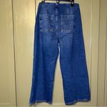 ZARA  Cropped Wide-Leg Jeans size 6 Photo 2