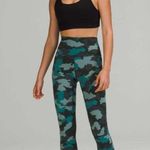 Lululemon Wunder Train High-Rise Crop 21" Heritage 365 Camo Tidewater Teal Multi Photo 2