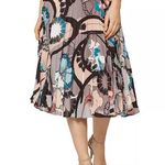 Reiss Lolita Montage Accordion Pleated Skirt Women's Size 8 Abstract Print Artsy Photo 10